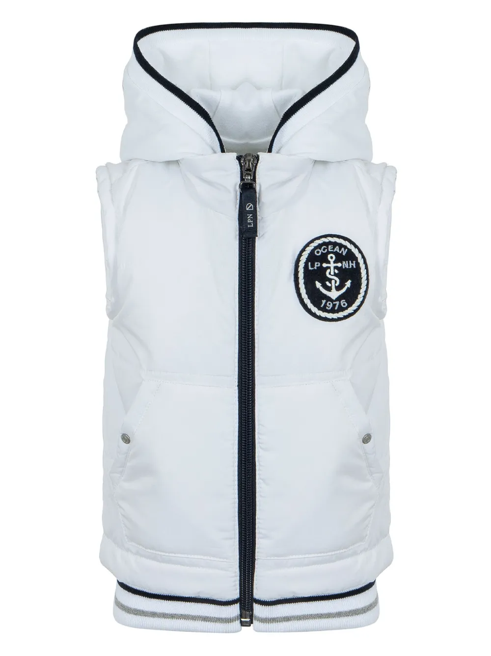 Lapin House Gilet met logopatch Wit