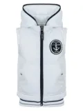 Lapin House logo-patch gilet - White