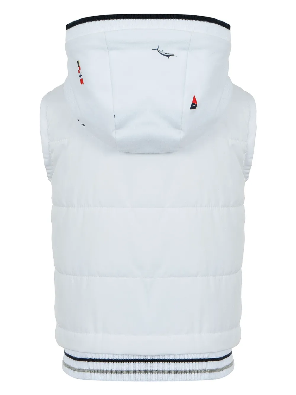 Lapin House Gilet met logopatch - Wit