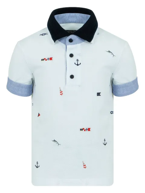 Lapin House Camisa polo com estampa