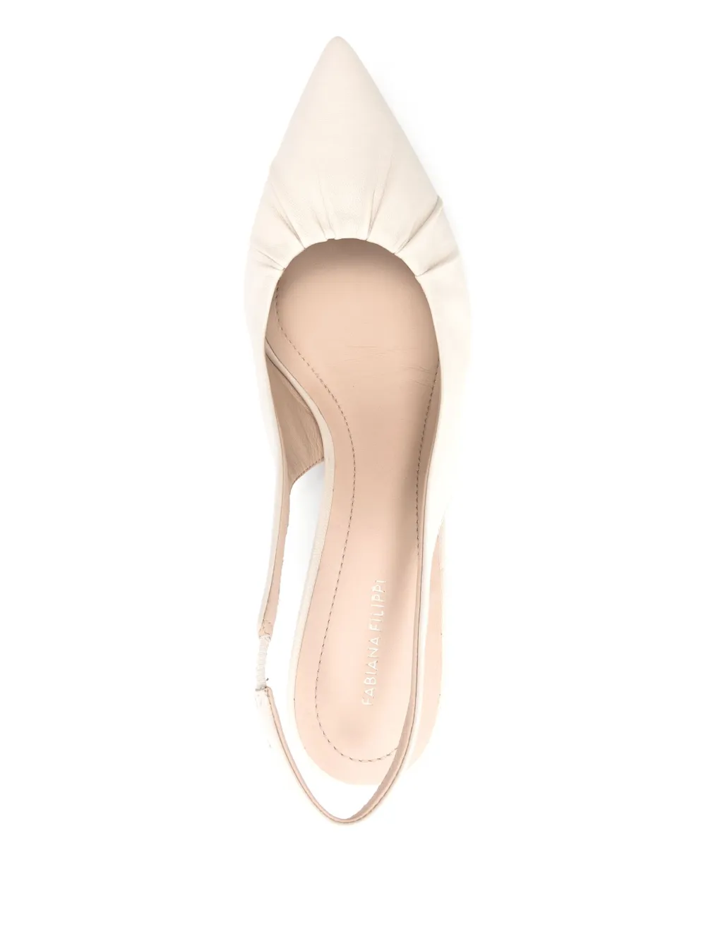 Fabiana Filippi Slingback pumps Beige