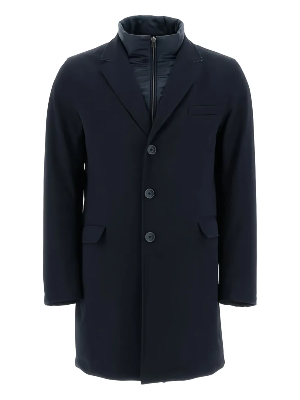 Herno single-breasted coat | Blue | Image 1