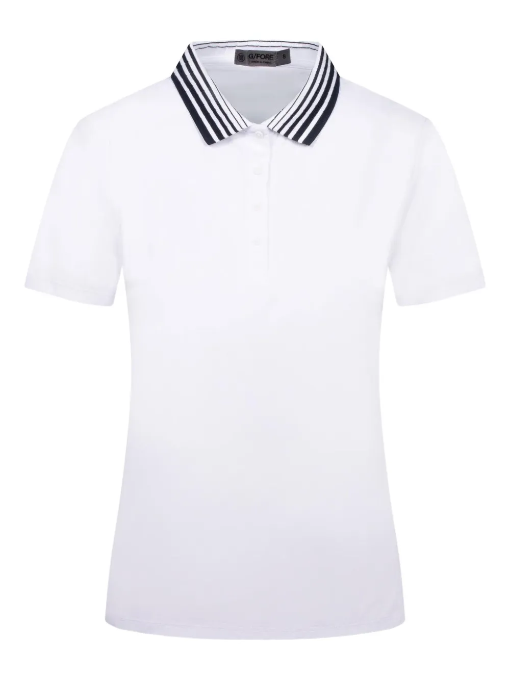 G/FORE pleated collar polo | White | Image 1
