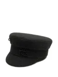 Ruslan Baginskiy embroidered-logo baker boy hat - Black