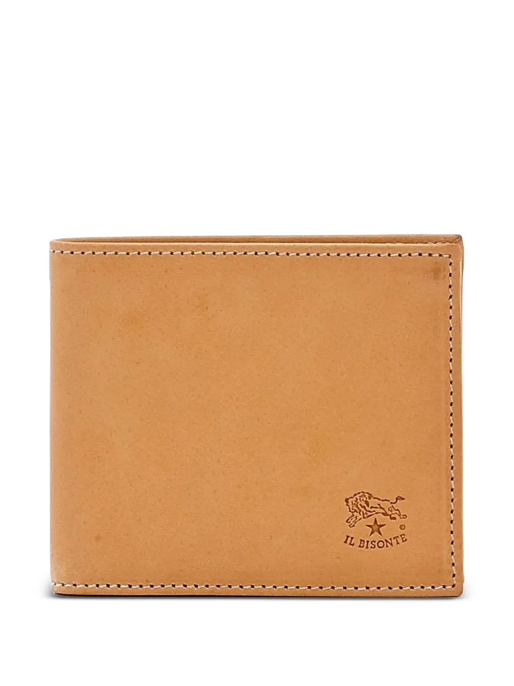 Il Bisonte stitched leather wallet | Neutrals | Image 1