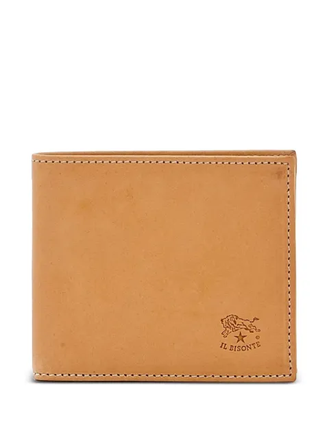 Il Bisonte stitched leather wallet