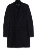 Emporio Armani layered coat - Blue