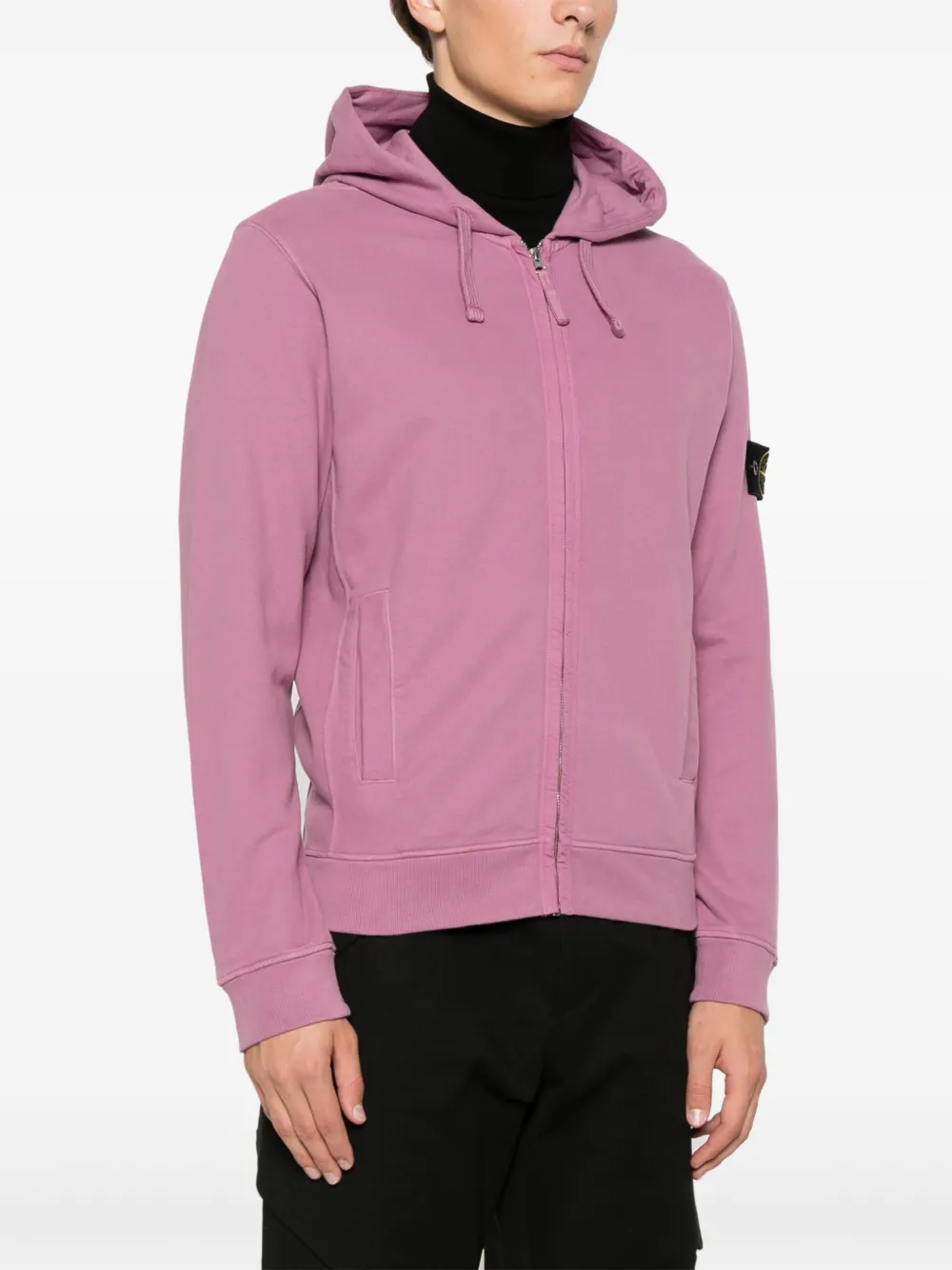 Stone island pink hoodie clearance
