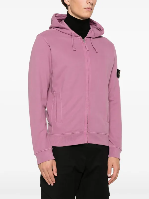 Stone island hoodie pink cheap
