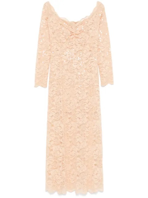 Rabanne vestido largo con lentejuelas