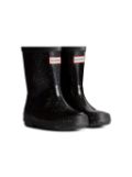 Hunter Kids logo-patch wellies - Black