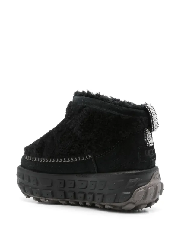 UGG Venture Daze Ultra Mini Cozy Boots | Black | FARFETCH CA