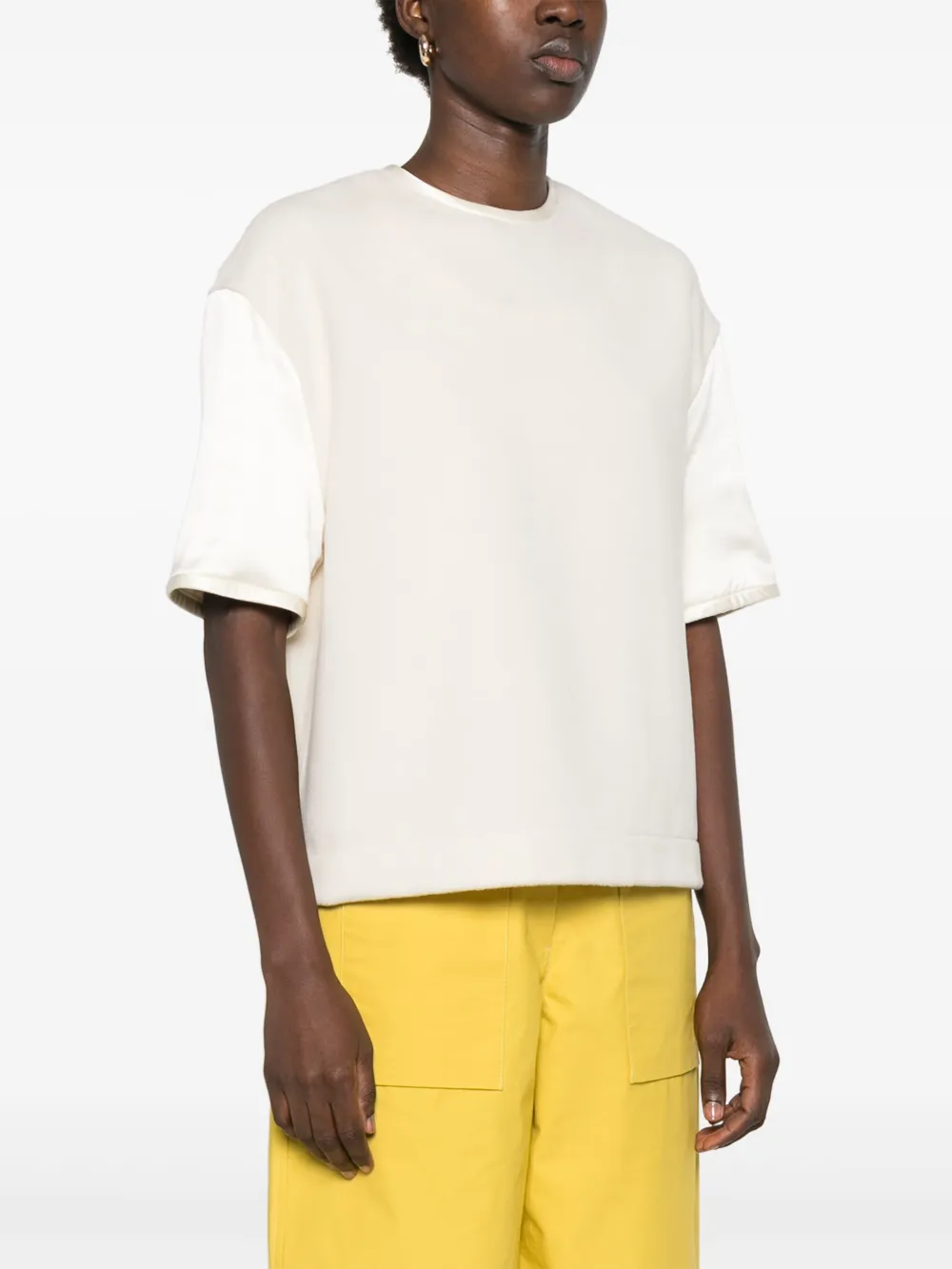 Jil Sander Top van scheerwol Wit
