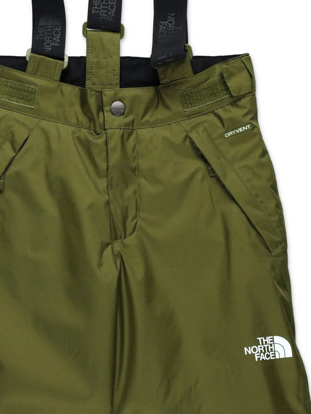 The North Face Kids Snowquest broek met bretels Groen