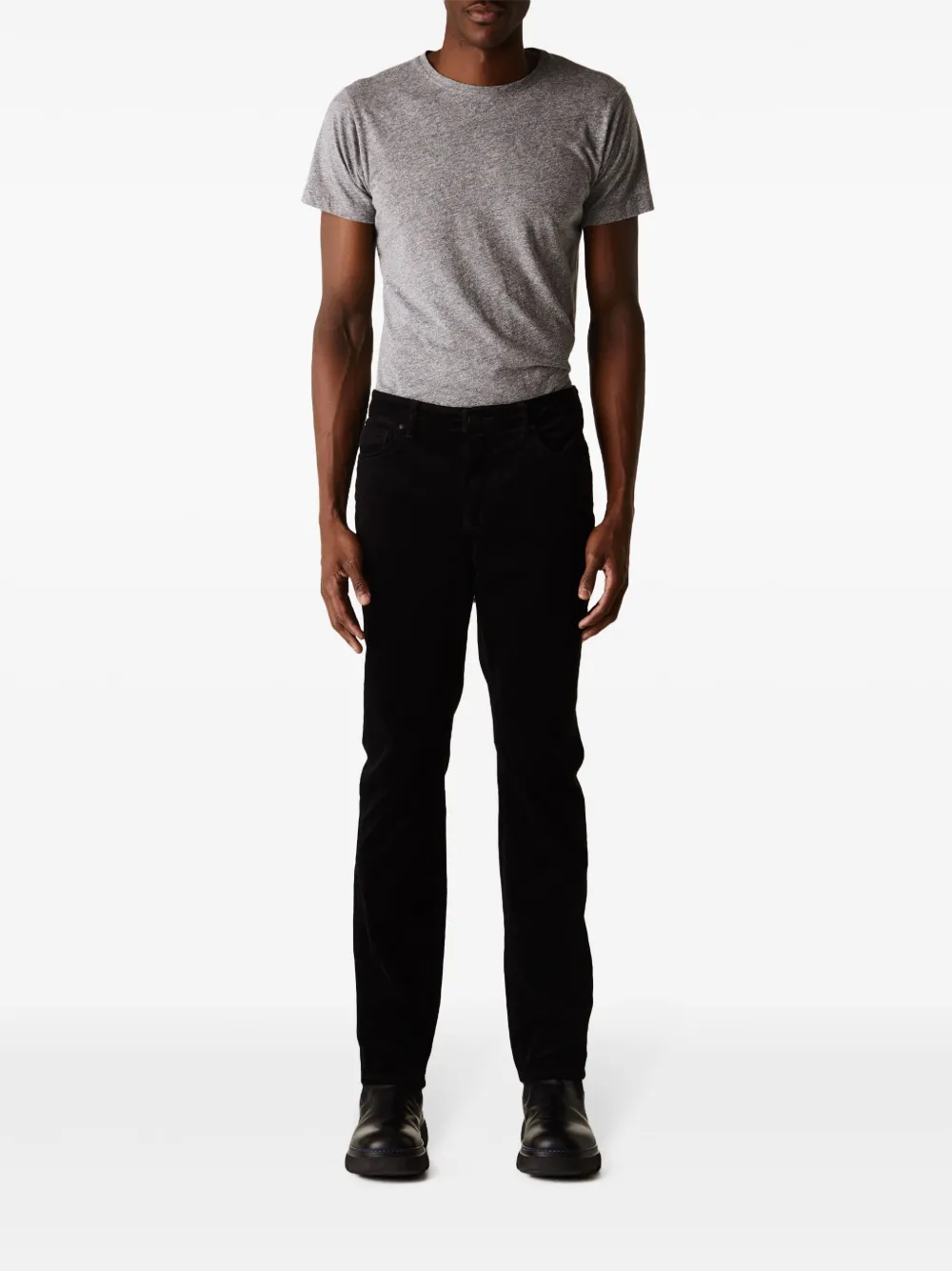 MONFRÈRE Brando Needle Cord broek - Zwart