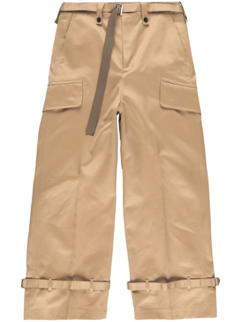 sacai cargo trousers