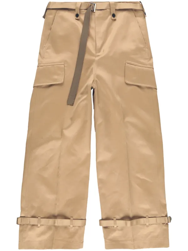 Sacai カーゴパンツ | ニュートラル | FARFETCH JP