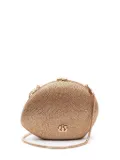 Isla crystal-embellished clutch bag - Gold