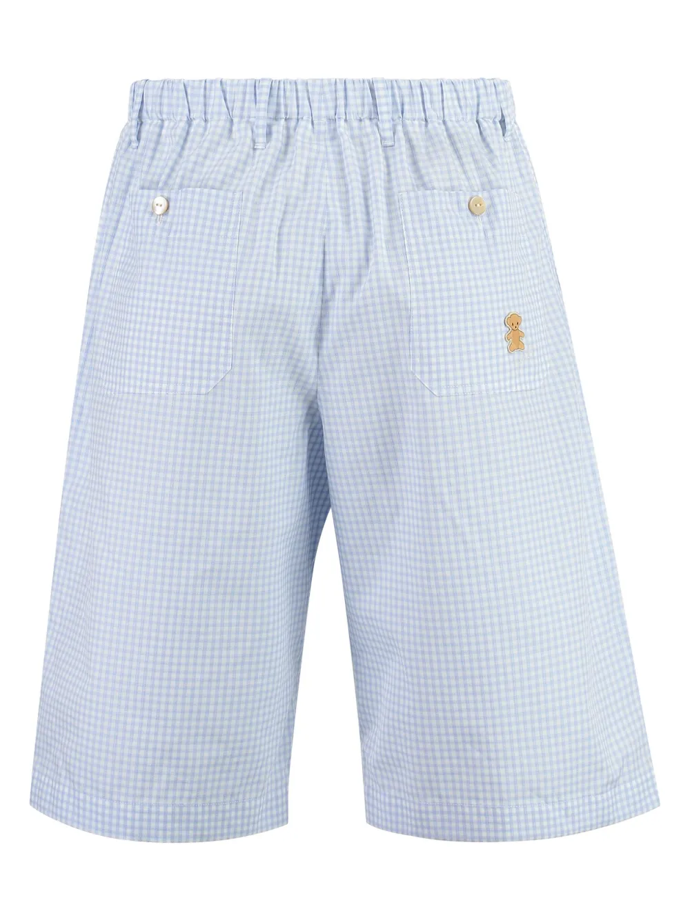 Gucci Geruite shorts Blauw