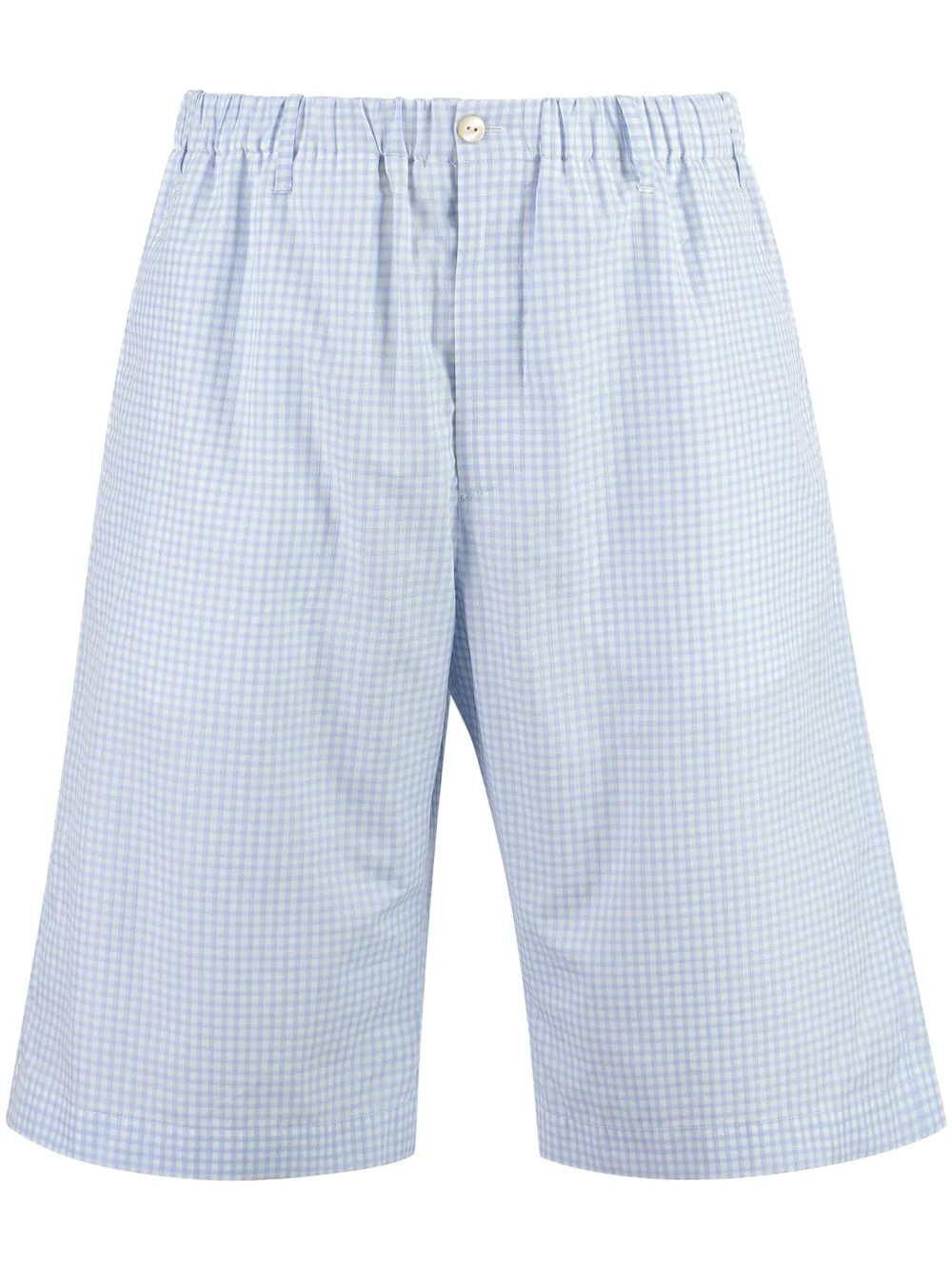 Gucci Geruite shorts Blauw