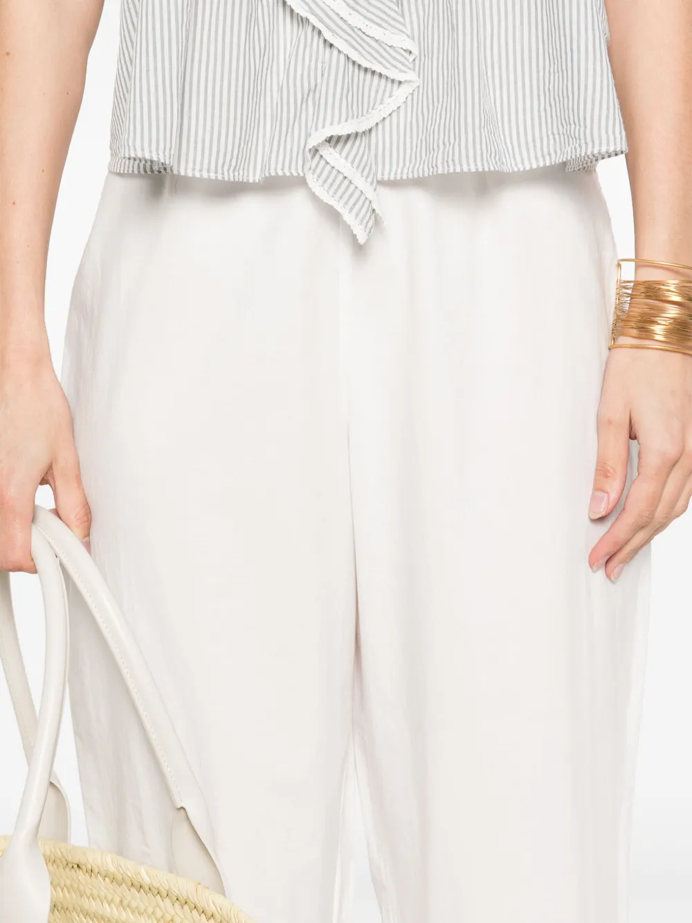 Shop Doen Francisca Trousers In White