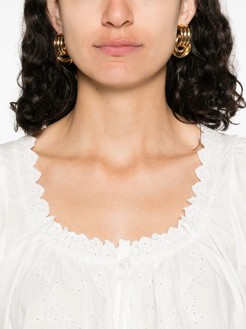 DOEN NERA RUFFLED BLOUSE