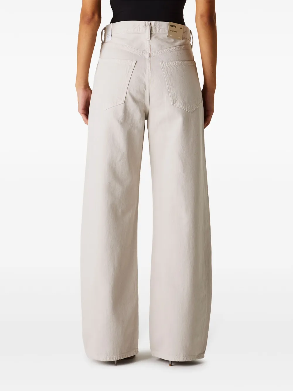 AGOLDE Low Curve broek Grijs