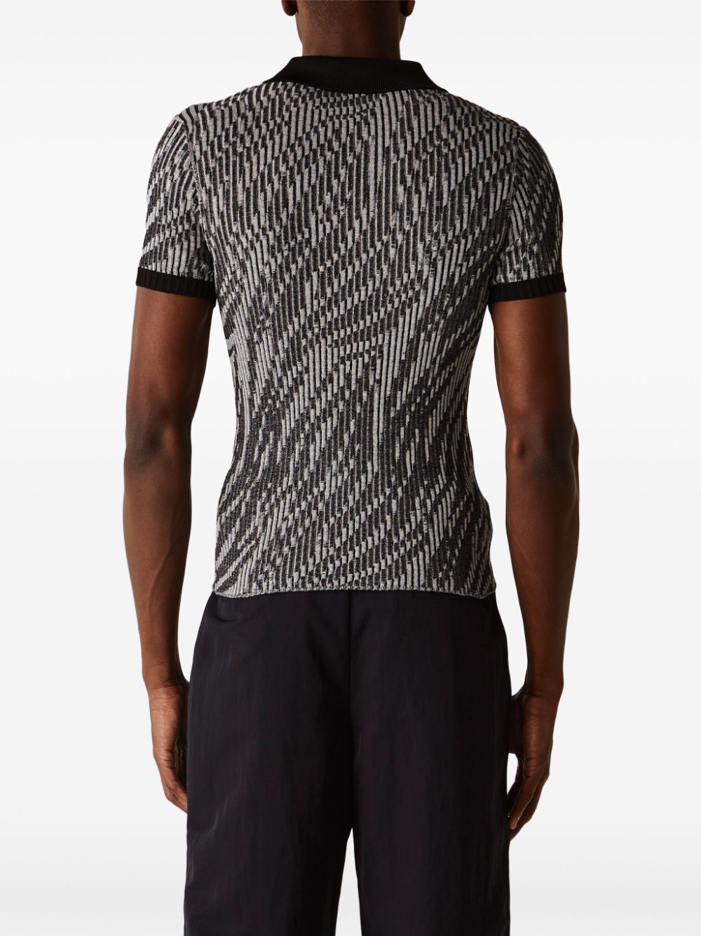 Jacquemus ribbed-knit polo shirt Men