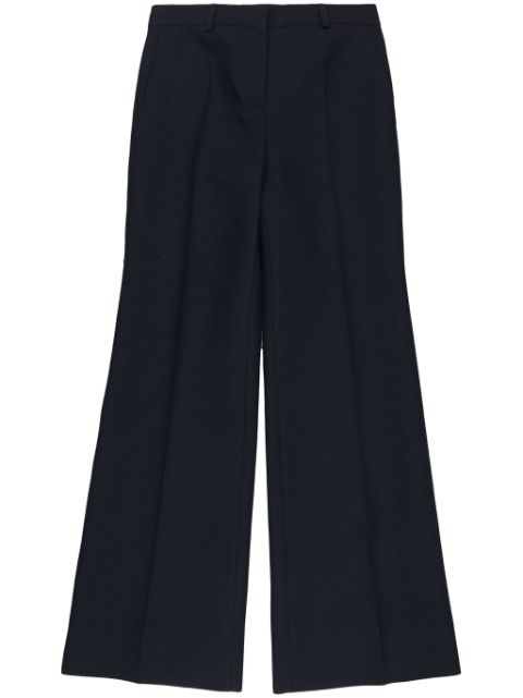 Stella McCartney pressed-crease flared trousers Women