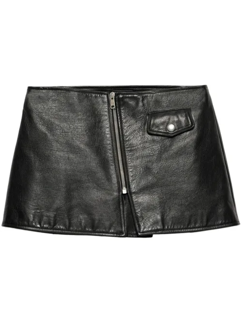 Minijupe à taille ceinturée - Prada - Modalova