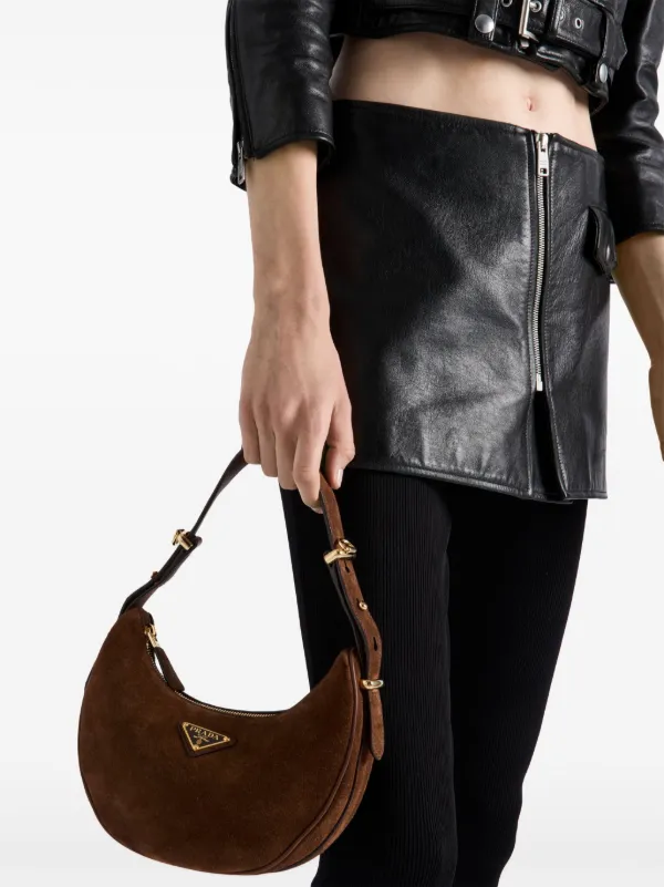 Prada レザー ミニスカート | ブラック | FARFETCH JP