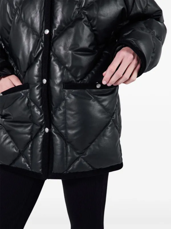 Prada Quilted Leather Jacket | Black | FARFETCH