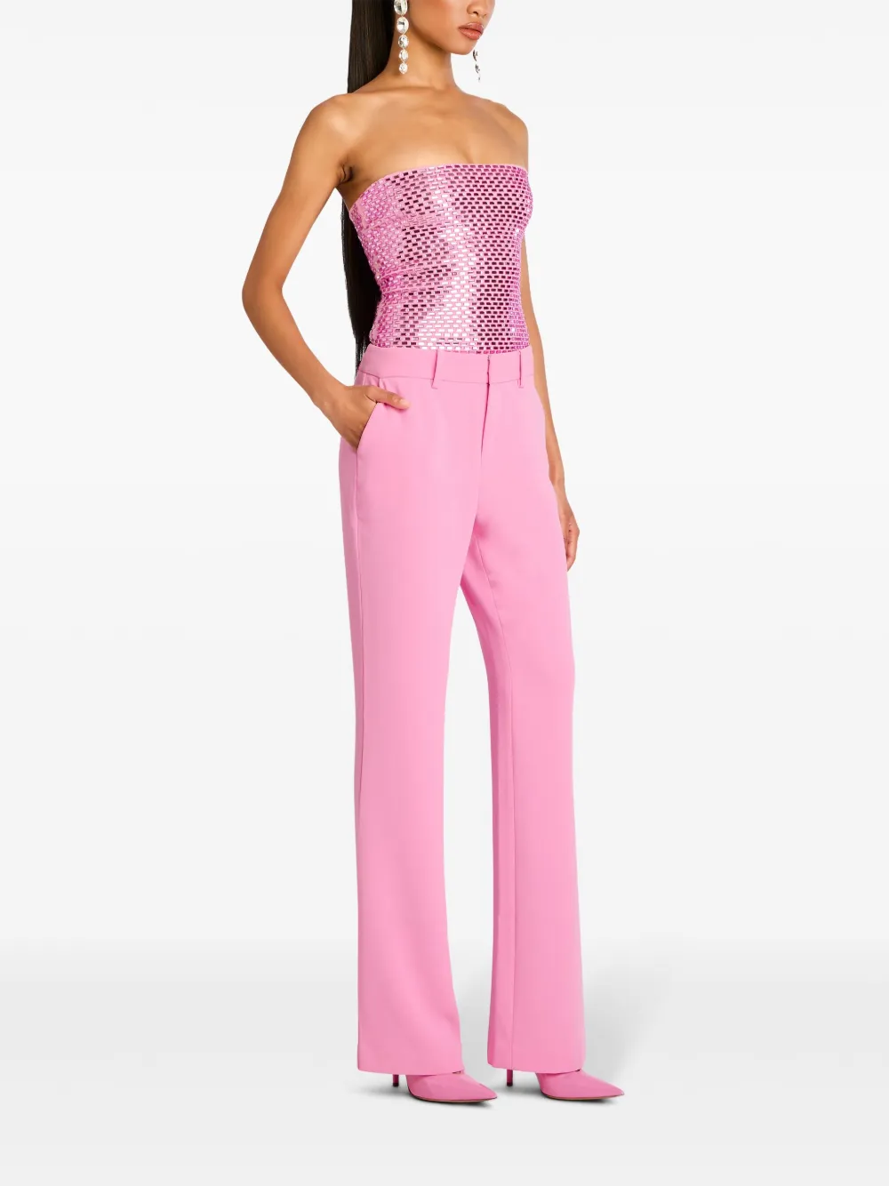 Retrofete Valery top Roze