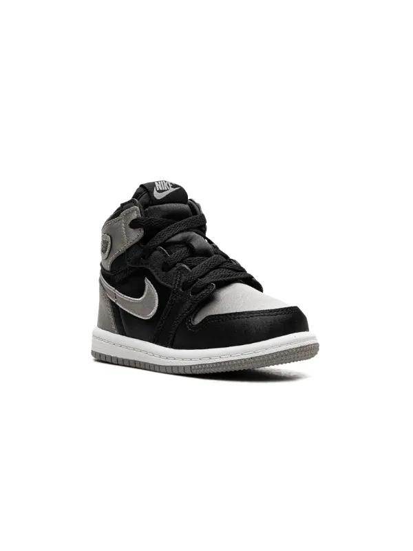 Jordan Kids Jordan 1 Retro High Satin Shadow Sneakers Grey