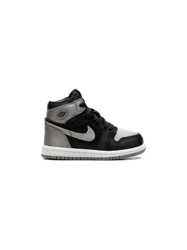 Jordan Kids Jordan 1 Retro High Satin Shadow Sneakers Grey FARFETCH UK