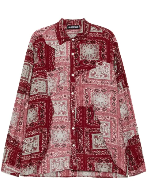 Mostly Heard Rarely Seen camisa Paisley Cut Me Up