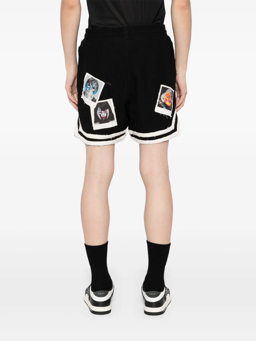 Haculla Shorts met print Zwart