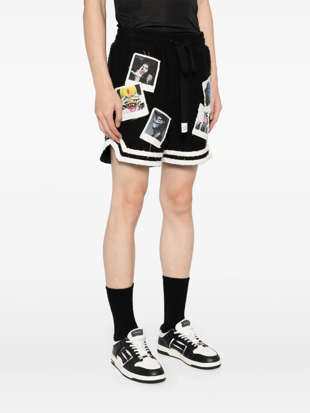 Haculla Shorts met print Zwart