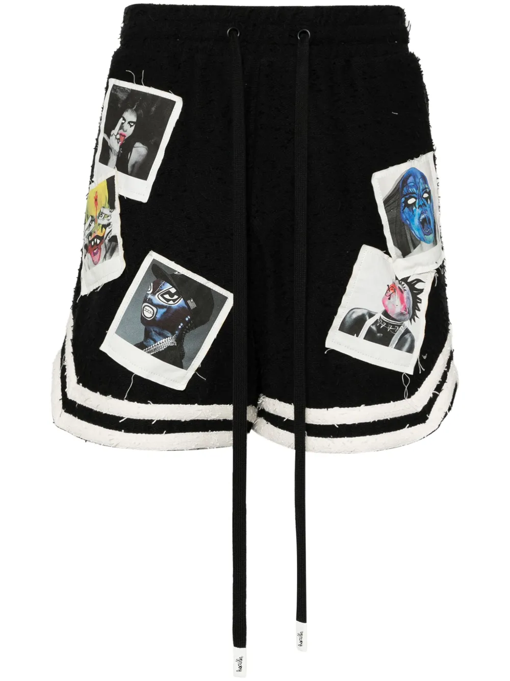 Haculla Shorts met print Zwart