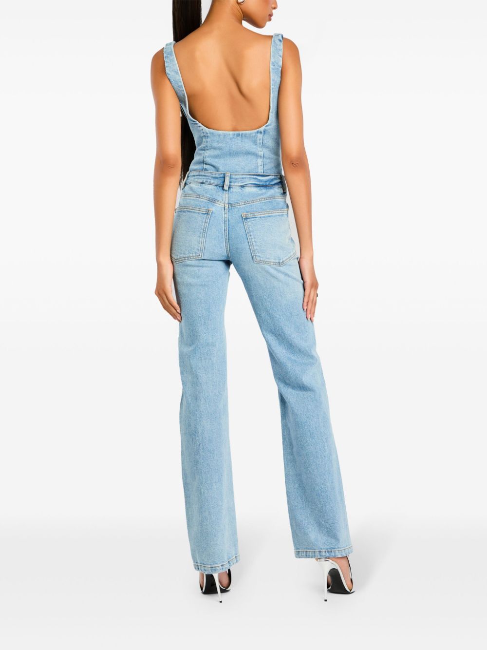 Retrofete Dawson jumpsuit Blauw