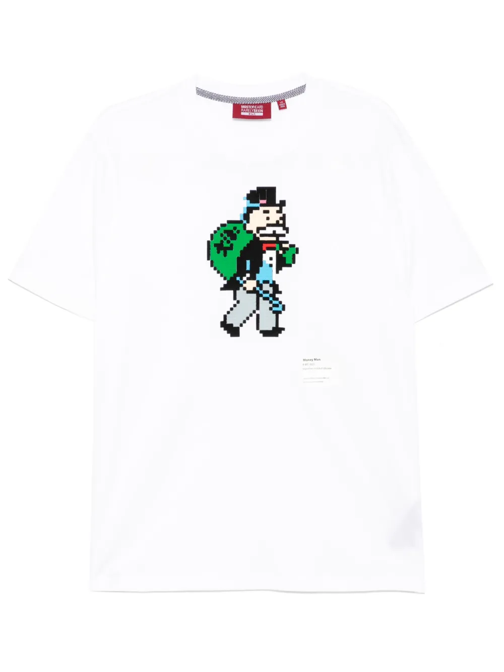 Mostly Heard Rarely Seen 8-Bit The money man T-shirt Wit