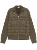 Moncler padded zip-up sweatshirt - Green