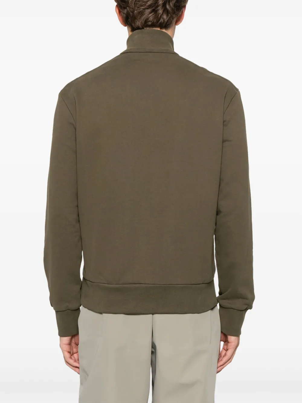 Moncler Gewatteerde sweater met rits Groen