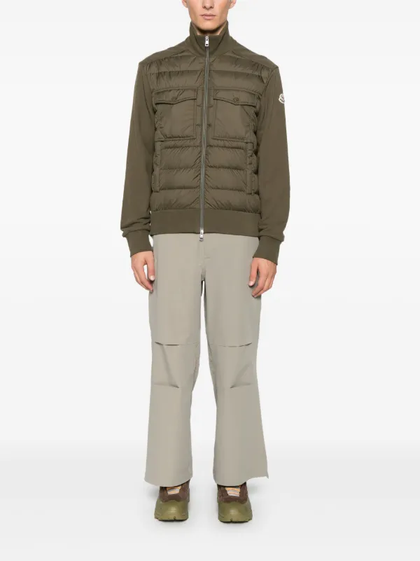 Moncler Padded zip-up Sweatshirt | Green | FARFETCH