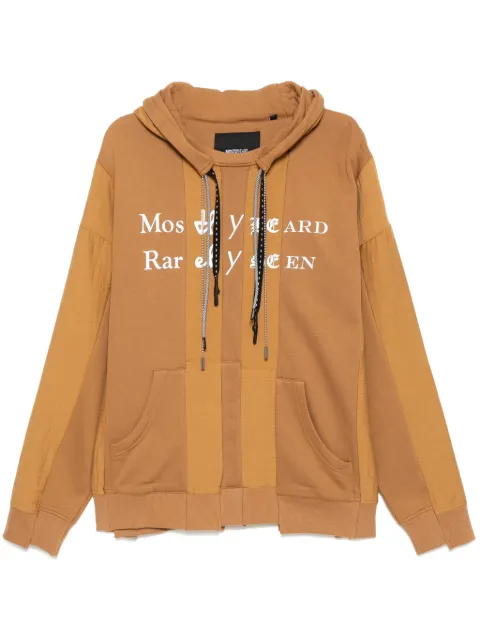 Mostly Heard Rarely Seen Spliced Luxury Mock hoodie 