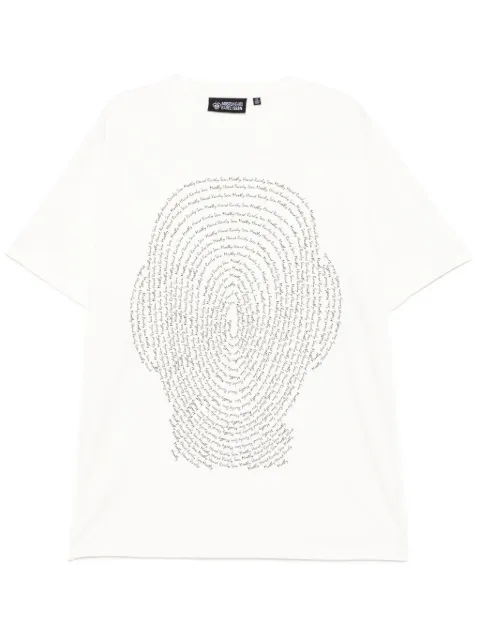 Mostly Heard Rarely Seen Branded Finger Print t-shirt