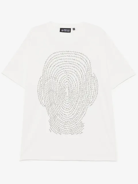 Mostly Heard Rarely Seen Branded Finger Print t-shirt