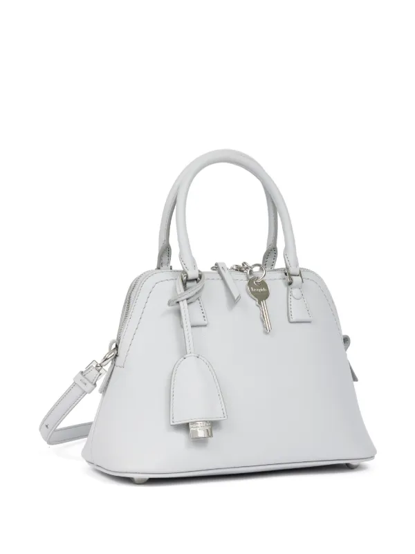 IVEレイさん着用【Maison Margiela】5AC Mini ハンドバッグ Maison Margiela 5AC レザーバッグ ミニ | パープル | FARFETCH JP