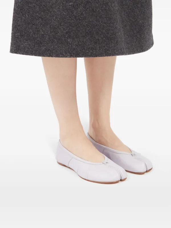 Maison Margiela Tabi Ballet Flats | Purple | FARFETCH
