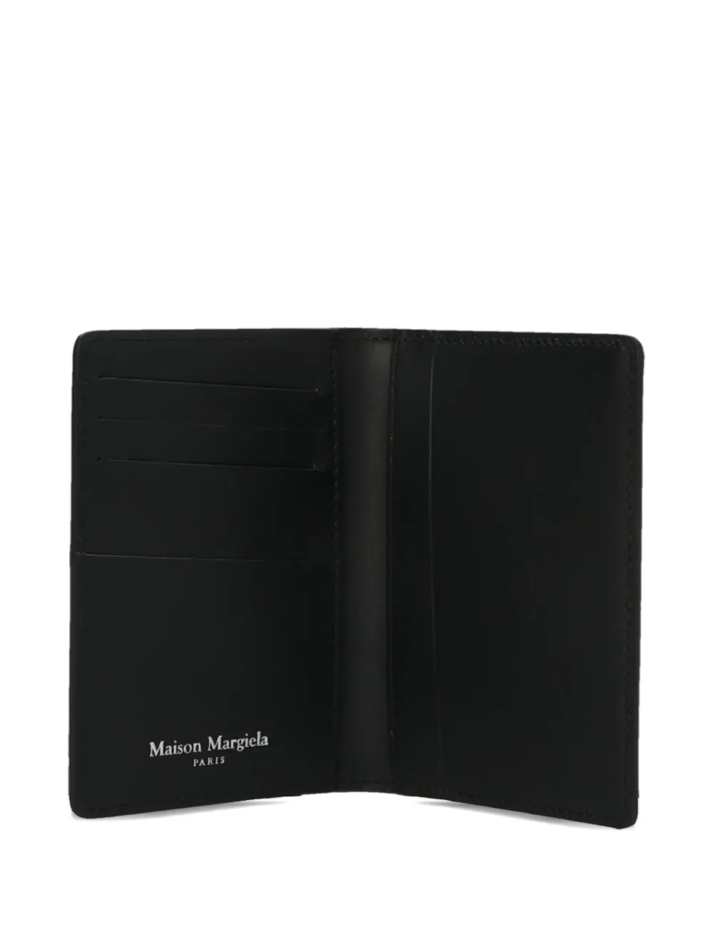 Maison Margiela Pasjeshouder met vier stiksels Zwart